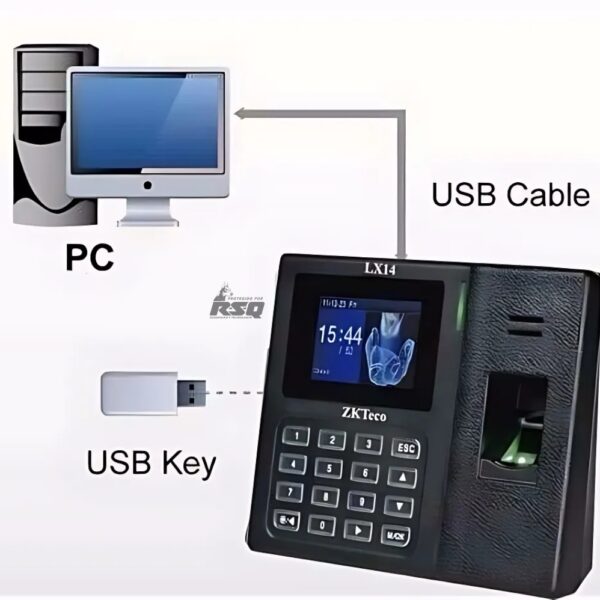 Terminal Biométrica de Asistencia con Huella Digital – Pantalla TFT de 2.8" y Reportes SSR - Imagen 3
