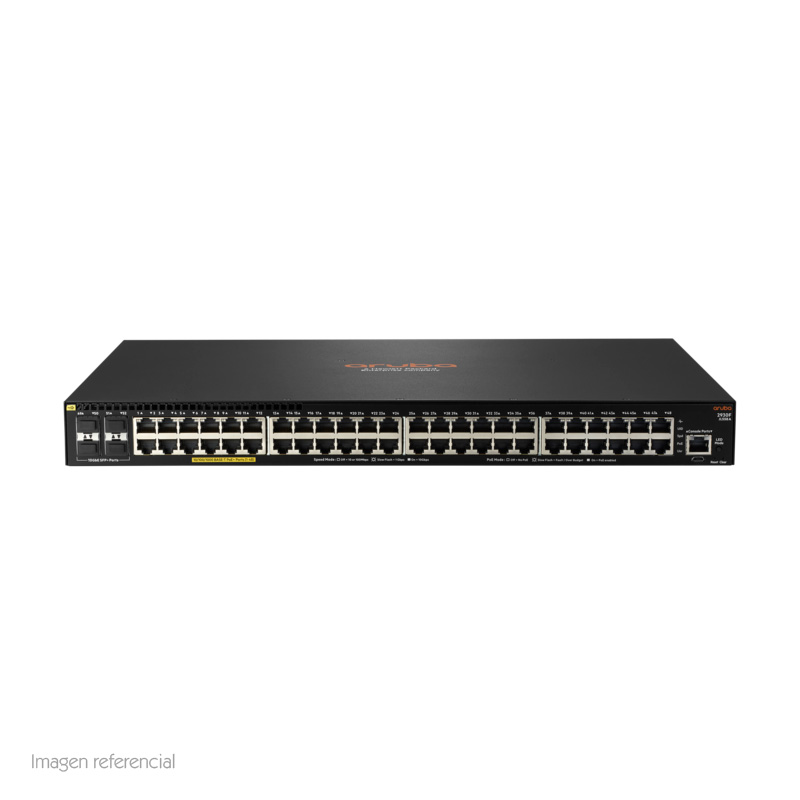 Switch Administrable HP Aruba 2930F 48G PoE 740W 4 SFP+ - Imagen 2
